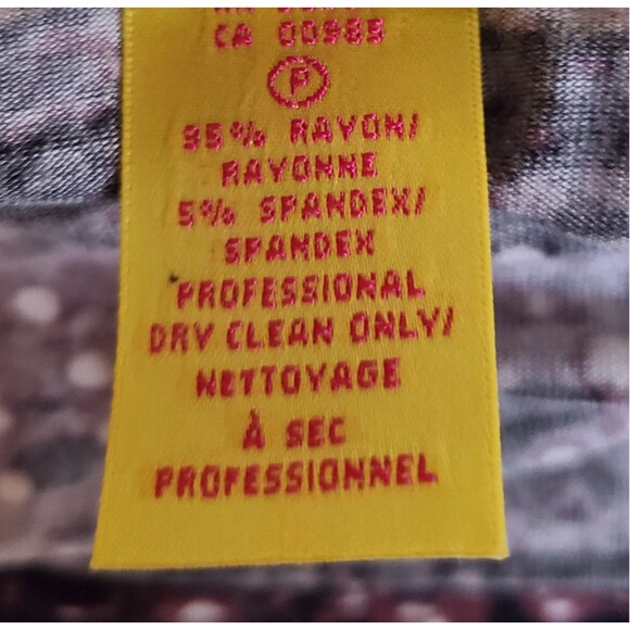 Catherine Malandrino NWT $325 Mauve Print Bateau Soft Jersey Dress, Size S (4-6) - Picture 7 of 7